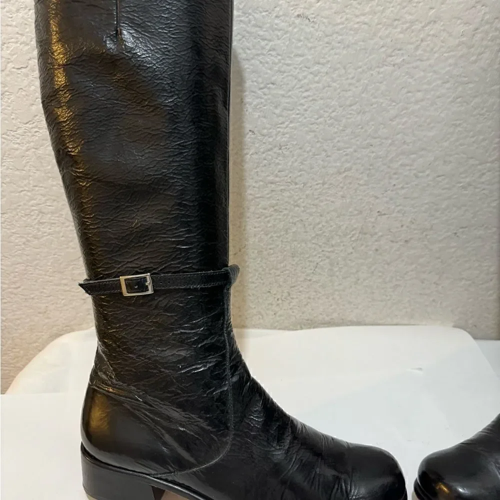 ANYA Ponorovskaya NYC boots women size 38 patent
